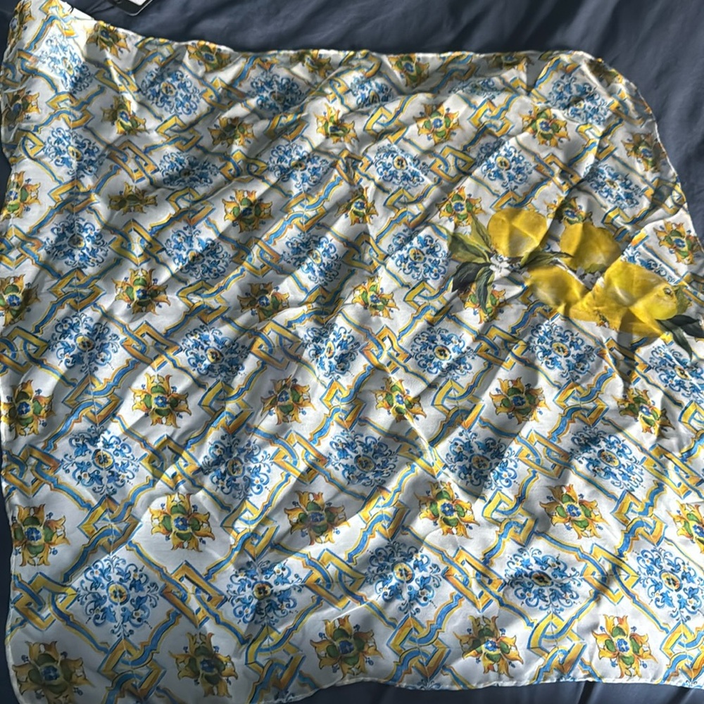 Silk scarf Amalfi print